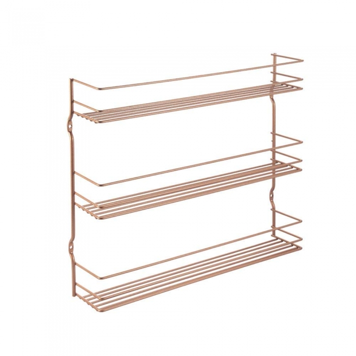 Suport pentru condimente cu 3 nivele Pepito 3 Copper, finisaj cupru, 36 x 8 x 32 cm [2]