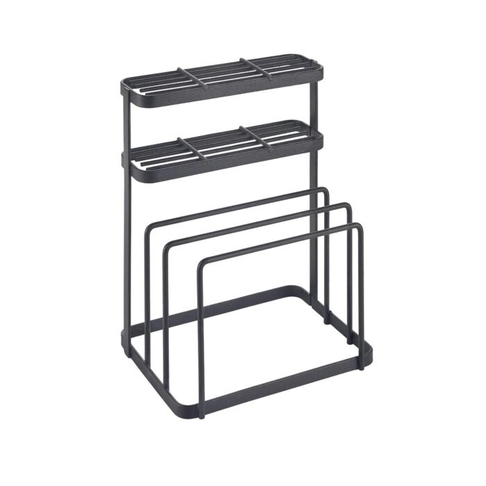 Suport pentru cutite si tocatoare de bucatarie Tokyo Lava, 16*12*22 cm [2]