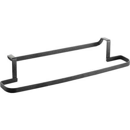 Suport pentru prosoape de bucatarie si baie Galileo Lava, negru, 30x8x5 cm [3]