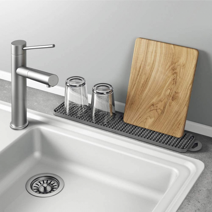 Suport pentru scurs pahare Gravity Slim gri [2]