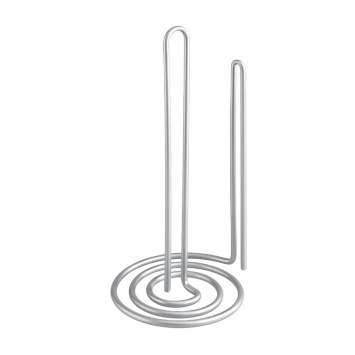 Suport rola sau prosop hartie pentru bucatarie My Roll, vertical, gri [2]