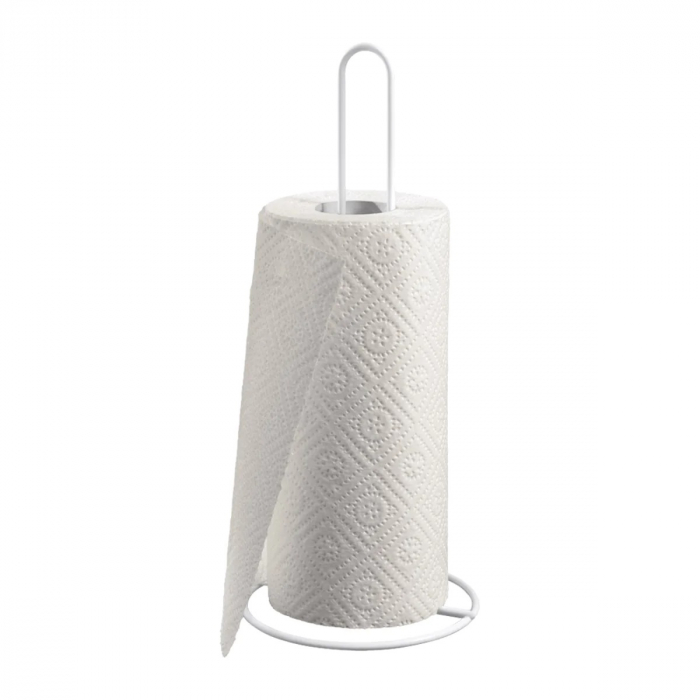 Suport rola sau prosop hartie pentru bucatarie Rolly, vertical, alb [3]