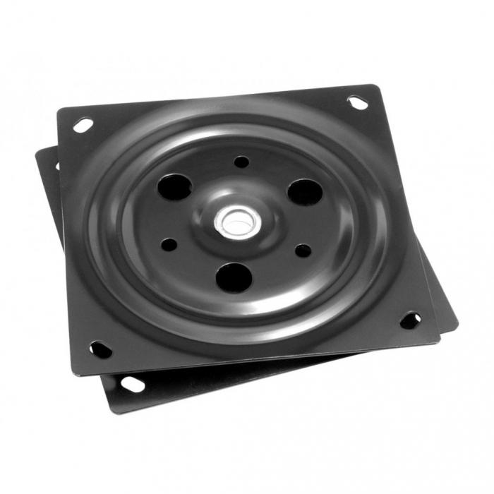 Suport rotativ patrat, finisaj negru, 175x175 mm [1]
