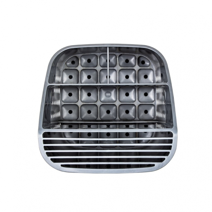 Suport, scurgator pentru tacamuri, gri deschis/antracit, 13×13.5×23 cm [3]