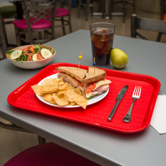 Tava servire fast food 34x24 cm, rosie [2]