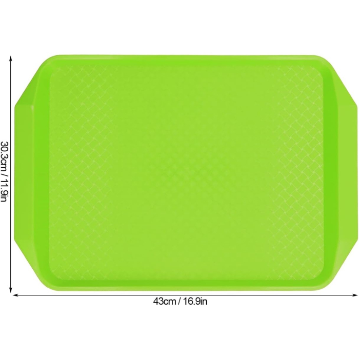 Tava servire fast food 43x30 cm, verde [5]