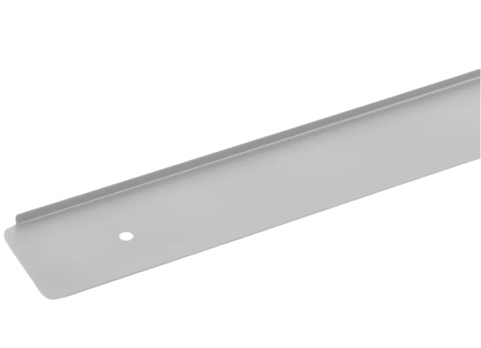 Terminatie blat 38 mm, stanga, finisaj aluminiu, L:600 mm [2]