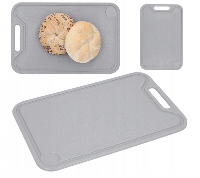 Tocator din plastic, gri, 25.5x17 cm [7]