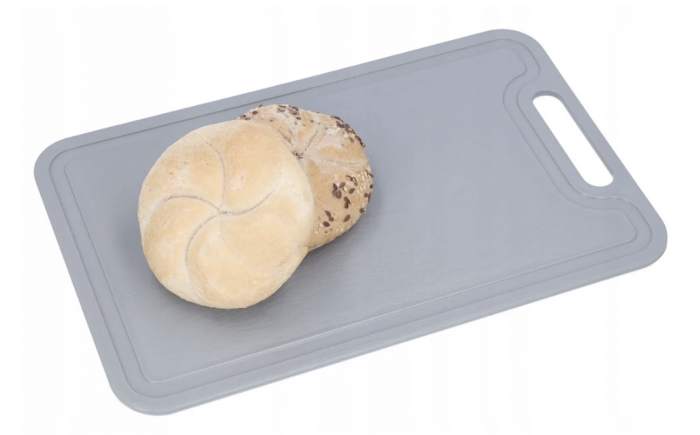 Tocator din plastic, gri, 31x19 cm [2]