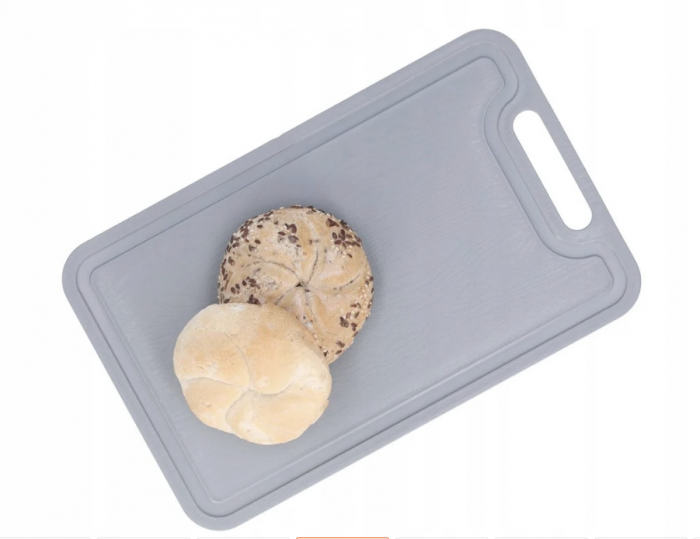 Tocator din plastic, gri, 31x19 cm [3]