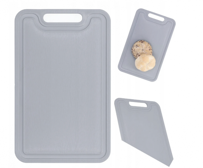 Tocator din plastic, gri, 31x19 cm [8]