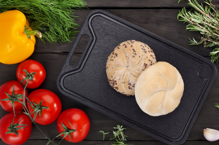 Tocator din plastic, negru cosmos, 25.5x17 cm [6]