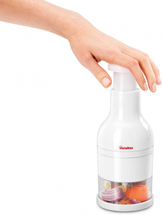 Tocator pentru legume Twist din material ABS cu lame din inox [3]