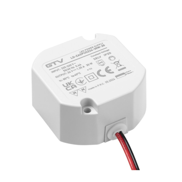 Transformator GTV pentru bandă LED, 30W, 24V, IP20 [5]