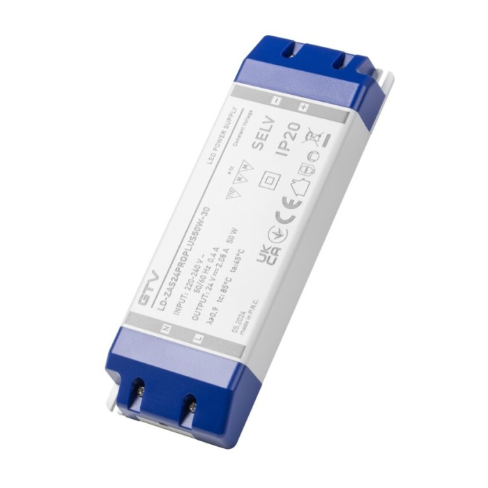 Transformator Pro+ GTV pentru bandă LED, 50W, 24V, IP20 [3]