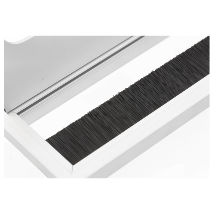 Trecere cablu Merida GTV, dreptunghiulară, aluminiu, 80 x 500 mm [3]