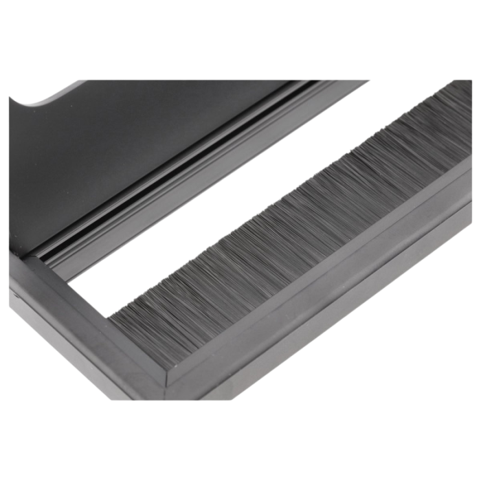 Trecere cablu Merida GTV, dreptunghiulară, aluminiu, negru, 80 x 500 mm [3]