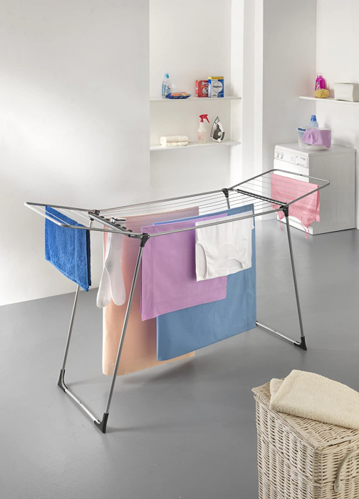 Uscator de rufe Hydra pliabil cu suport pentru sosete, 18 m [2]