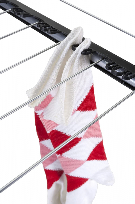 Uscator de rufe Hydra pliabil cu suport pentru sosete, 18 m [3]