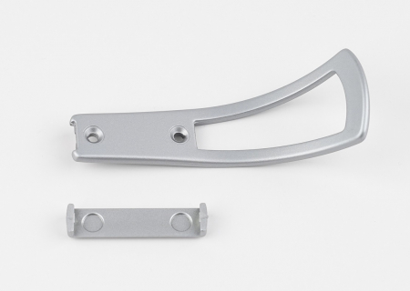 Agatatoare cuier Blair, finisaj crom mat/aluminiu CB, 105x40x40 mm [3]