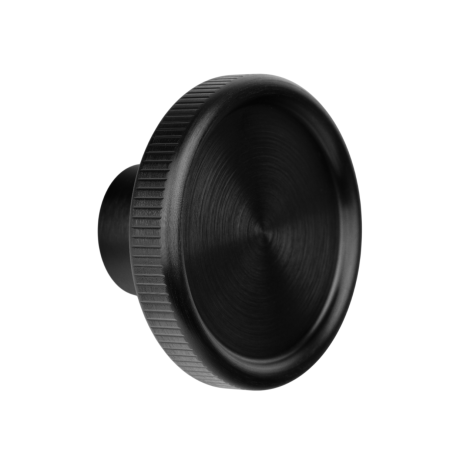 Agățători cuier - Agatatoare cuier Boto, finisaj negru periat, 80x45 mm