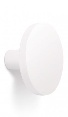 Moderne - Agatatoare cuier Como, finisaj alb mat, 41x25 mm