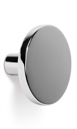 FERONERIE SI ACCESORII MOBILA - Agatatoare cuier Como, finisaj crom lucios, 41x25 mm