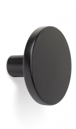 Moderne - Agatatoare cuier Como, finisaj negru mat, 41x25 mm