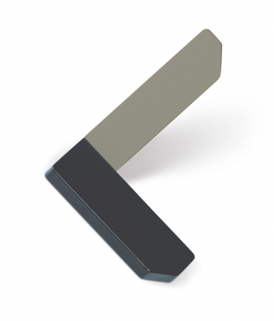 Moderne - Agatatoare cuier Corner, finisaj gri antracit/gri muschi, 101x87x67 mm