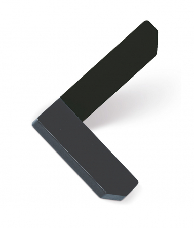 Moderne - Agatatoare cuier Corner, finisaj gri antracit/negru mat, 101x87x67 mm