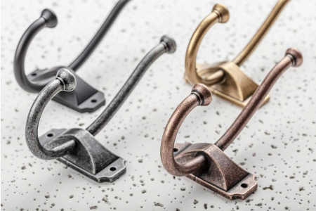 Agatatoare cuier Craft, finisaj alama antichizata GT, 134x66.5 mm [2]