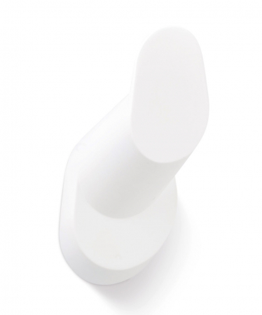 Moderne - Agatatoare cuier Crestt, finisaj alb mat, 53x109x39 mm