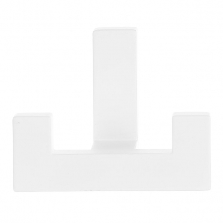 Agatatoare cuier dubla Modix, finisaj alb mat, 40x52x40 [1]