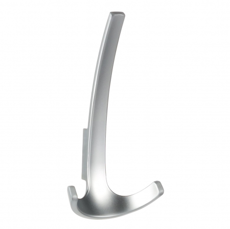 Moderne - Agatatoare cuier Eclipse, finisaj crom mat, 120x60x33 mm