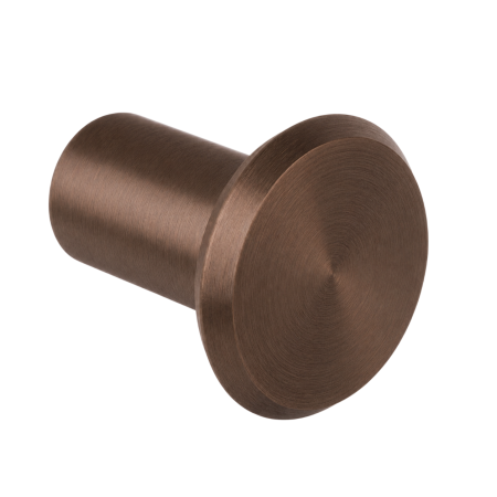 Moderne - Agatatoare cuier Fase, finisaj bronz periat, 33x38 mm