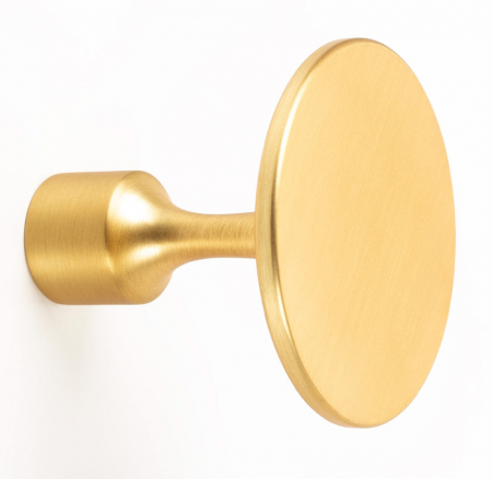 Moderne - Agatatoare cuier Floid, finisaj auriu periat, D:60 mm