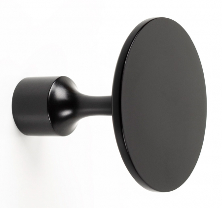 Moderne - Agatatoare cuier Floid, finisaj negru mat, D:60 mm