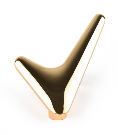 Agatatori cuier - Agatatoare cuier Gigi Big, finisaj aur lacuit CB, 120x65x30 mm