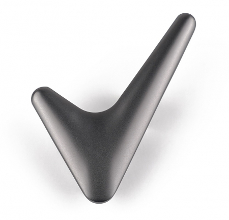 Moderne - Agatatoare cuier Gigi Big, finisaj negru gun metal CB, 120x65x30 mm
