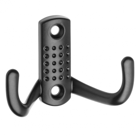 Agatatori cuier - Agatatoare cuier K23 cu model, finisaj negru GT, 47x70 mm