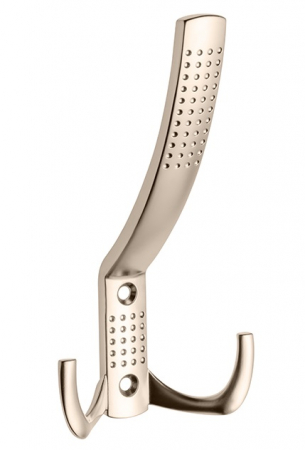 FERONERIE SI ACCESORII MOBILA - Agatatoare cuier K23 cu model, finisaj nichel satin GT, 143x76 mm