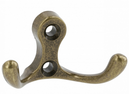 Moderne - Agatatoare cuier K24, finisaj alama antichizata GT, 30x56x28 mm