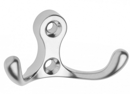 Moderne - Agatatoare cuier K24, finisaj aluminiu GT, 30x56x28 mm