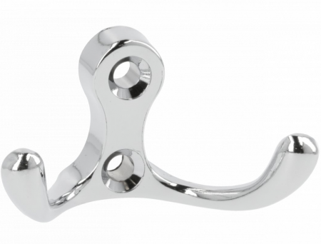 Moderne - Agatatoare cuier K24, finisaj crom lucios GT, 30x56x28 mm