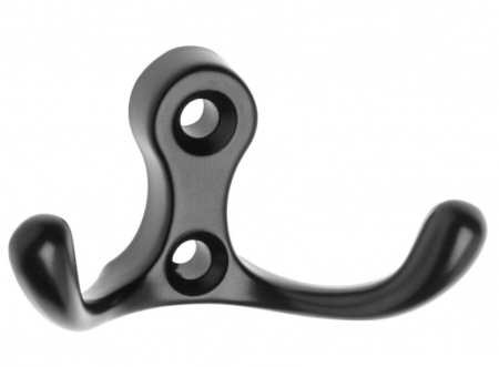 Moderne - Agatatoare cuier K24, finisaj negru mat GT, 30x56x28 mm