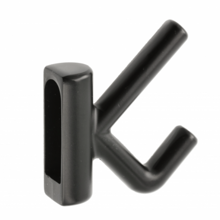 Agatatoare cuier Lens, finisaj negru mat GT, 53x15.2x51.3 mm [1]
