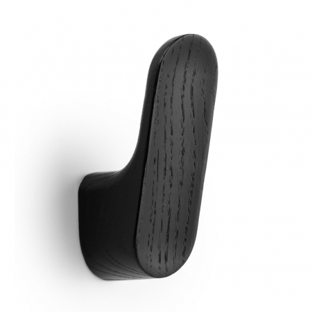 Moderne - Agatatoare cuier Luv Wood, finisaj frasin negru mat lacuit, 82.2x28x49.7 mm