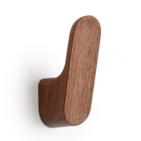 Moderne - Agatatoare cuier Luv Wood, finisaj nuc, 82.2x28x49.7 mm