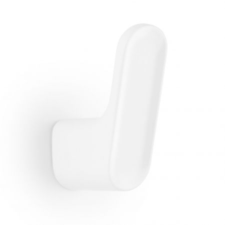 Moderne - Agatatoare cuier Luv Zamak, finisaj alb mat, 51.2x17.5x41.1 mm
