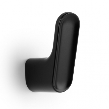 Moderne - Agatatoare cuier Luv Zamak, finisaj negru mat, 51.2x17.5x41.1 mm